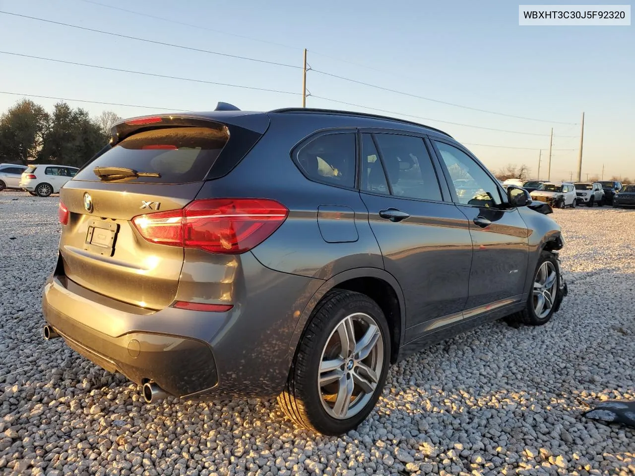 2018 BMW X1 xDrive28I VIN: WBXHT3C30J5F92320 Lot: 43277565