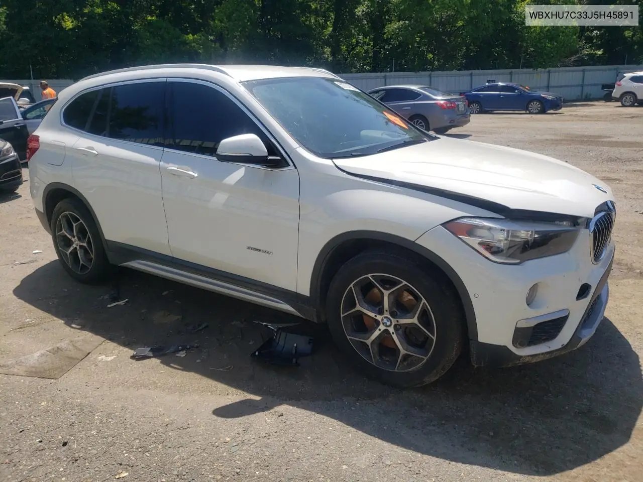 2018 BMW X1 Sdrive28I VIN: WBXHU7C33J5H45891 Lot: 55737955