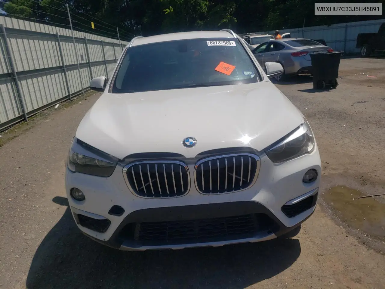 2018 BMW X1 Sdrive28I VIN: WBXHU7C33J5H45891 Lot: 55737955