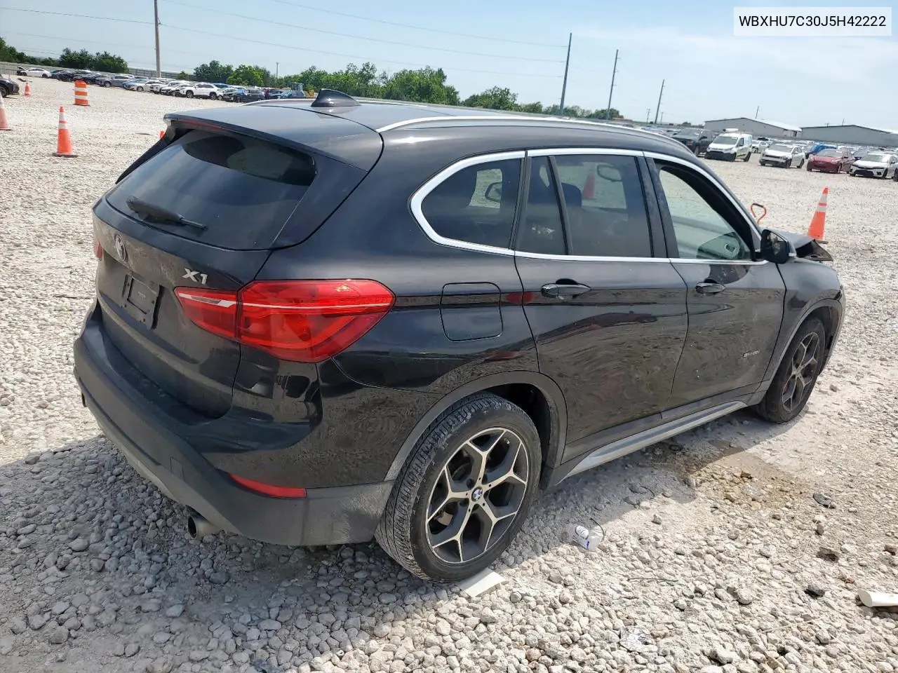 2018 BMW X1 Sdrive28I VIN: WBXHU7C30J5H42222 Lot: 57150915