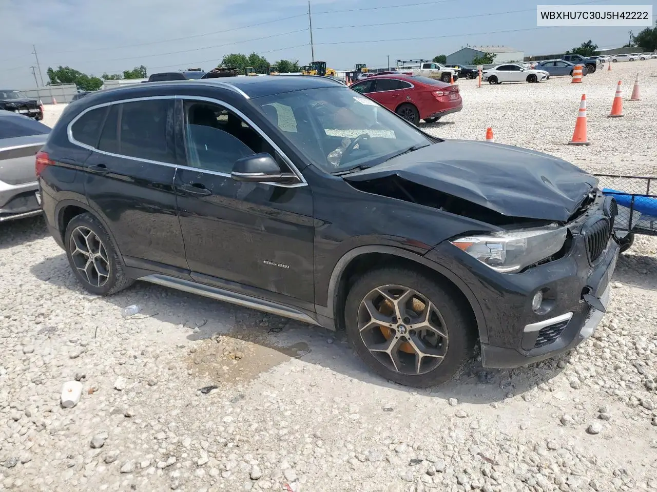 2018 BMW X1 Sdrive28I VIN: WBXHU7C30J5H42222 Lot: 57150915