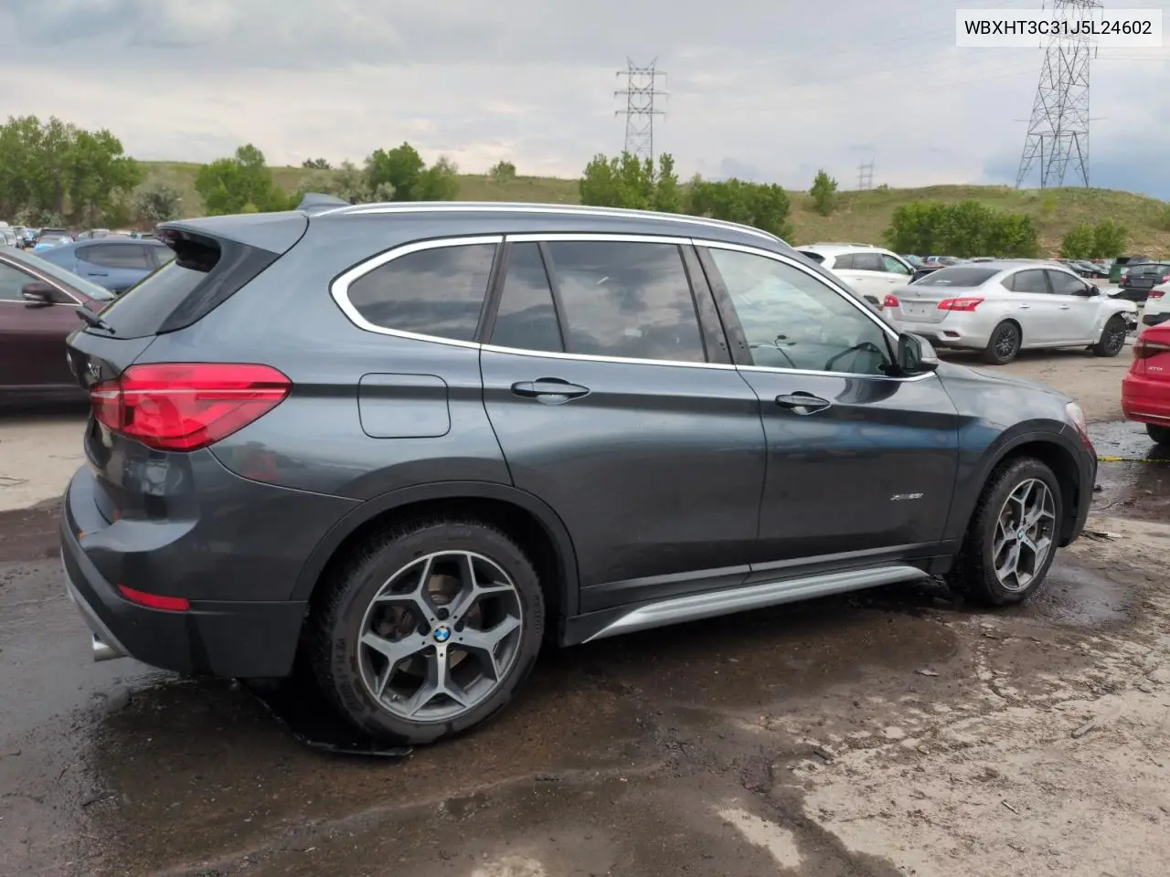 2018 BMW X1 xDrive28I VIN: WBXHT3C31J5L24602 Lot: 58658455
