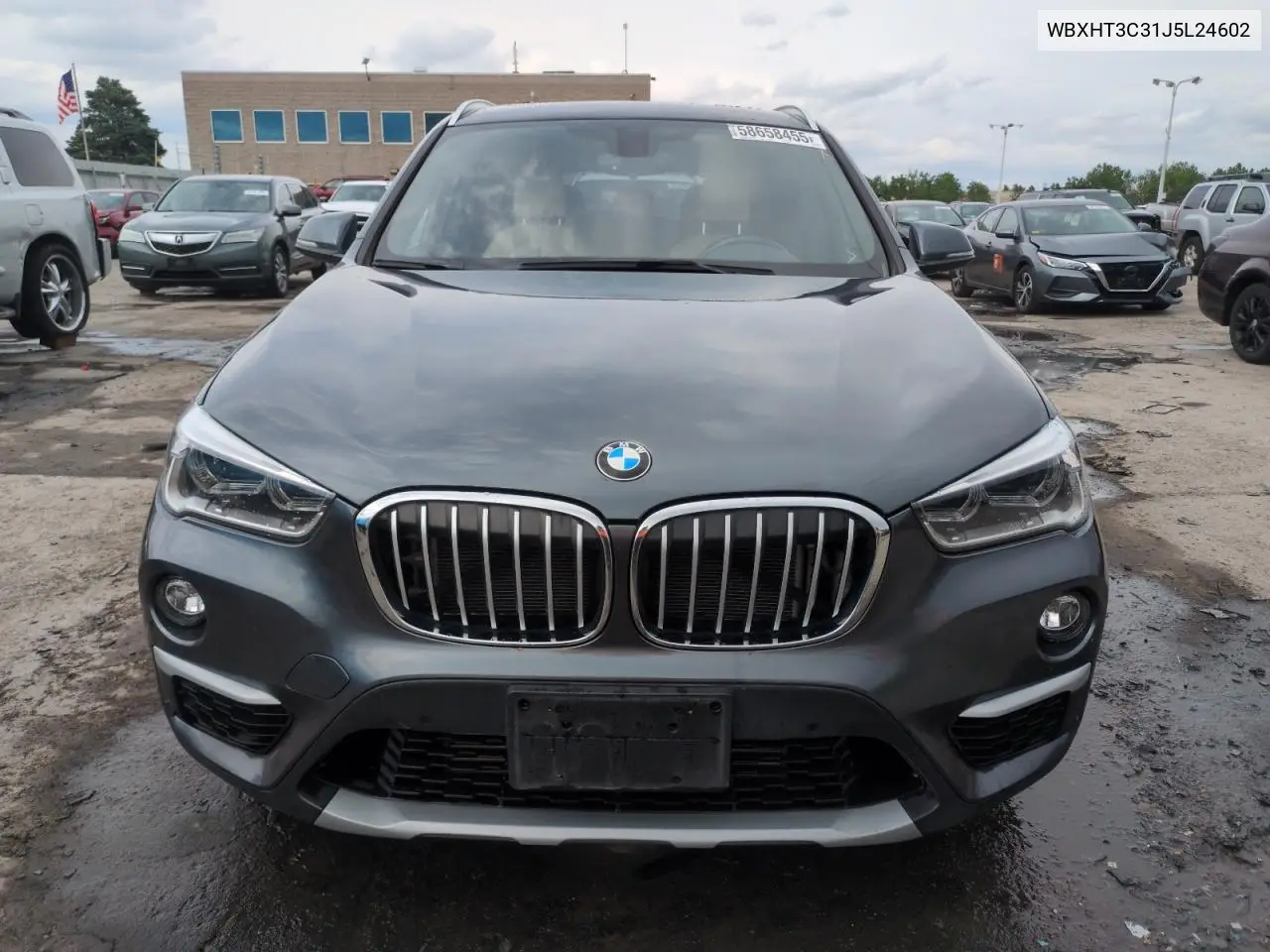 2018 BMW X1 xDrive28I VIN: WBXHT3C31J5L24602 Lot: 58658455