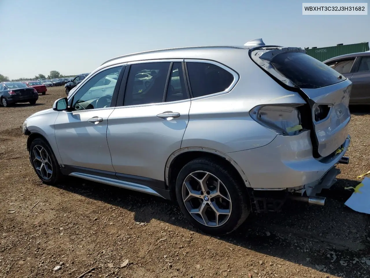 2018 BMW X1 xDrive28I VIN: WBXHT3C32J3H31682 Lot: 61556295