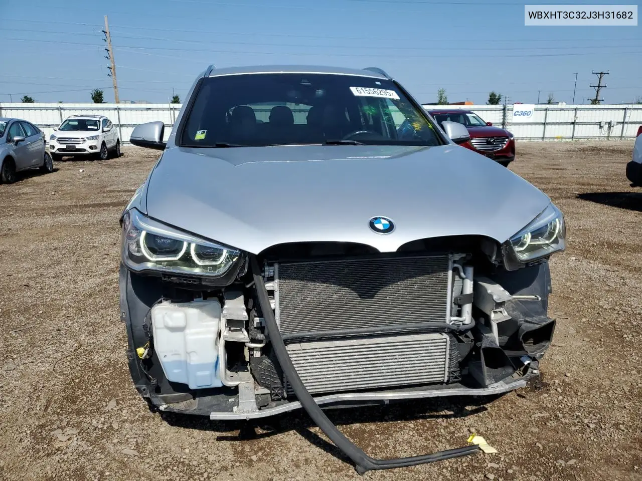2018 BMW X1 xDrive28I VIN: WBXHT3C32J3H31682 Lot: 61556295