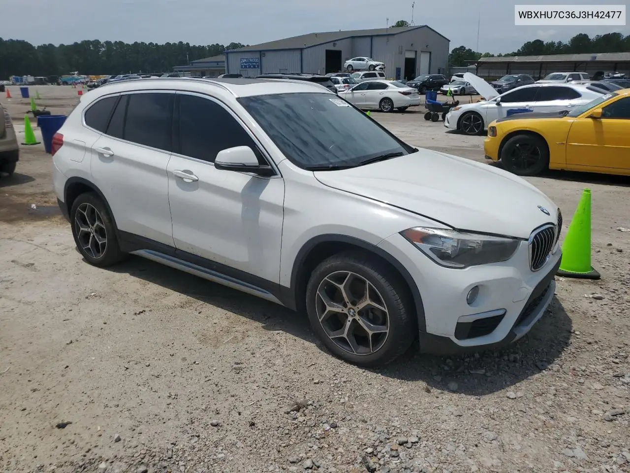 2018 BMW X1 Sdrive28I VIN: WBXHU7C36J3H42477 Lot: 62215895
