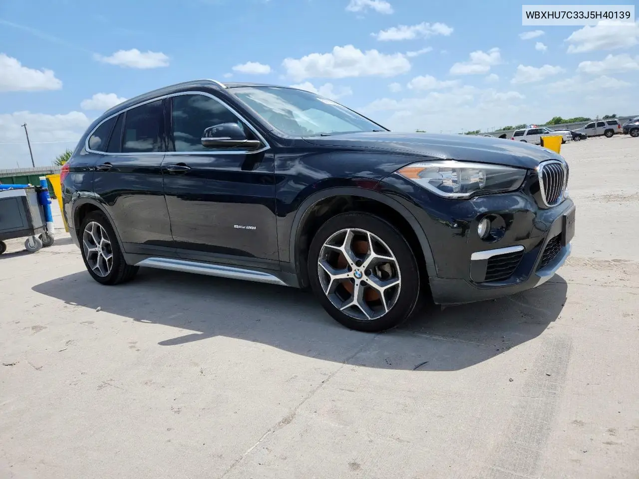 2018 BMW X1 Sdrive28I VIN: WBXHU7C33J5H40139 Lot: 63114395