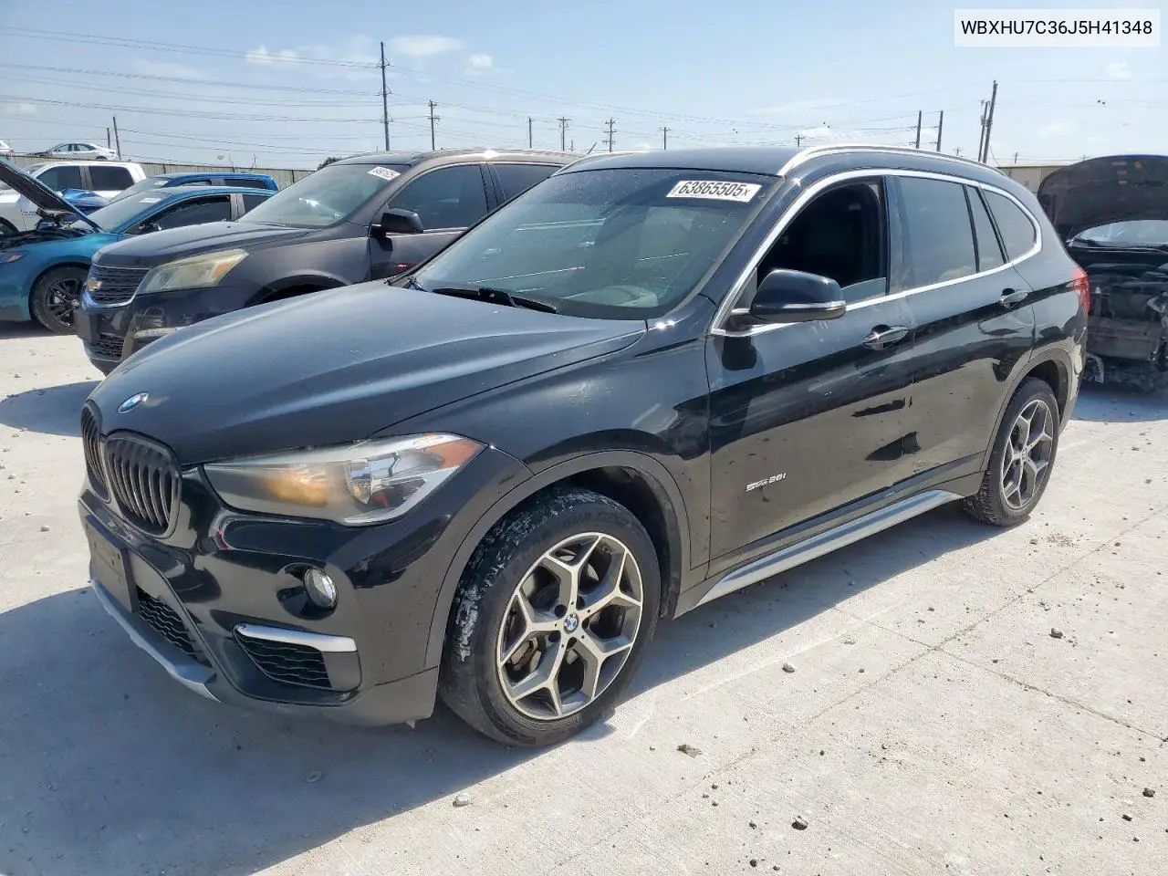 2018 BMW X1 Sdrive28I VIN: WBXHU7C36J5H41348 Lot: 63865505