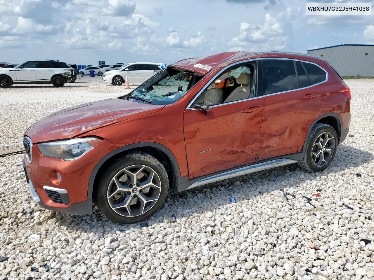 2018 BMW X1 Sdrive28I VIN: WBXHU7C32J5H41038 Lot: 64700505
