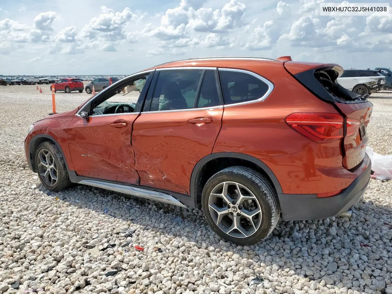 2018 BMW X1 Sdrive28I VIN: WBXHU7C32J5H41038 Lot: 64700505