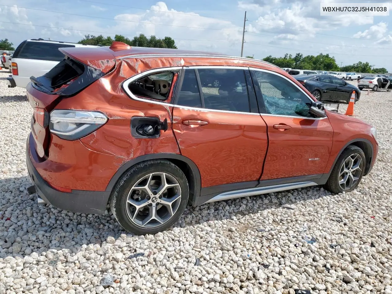 2018 BMW X1 Sdrive28I VIN: WBXHU7C32J5H41038 Lot: 64700505