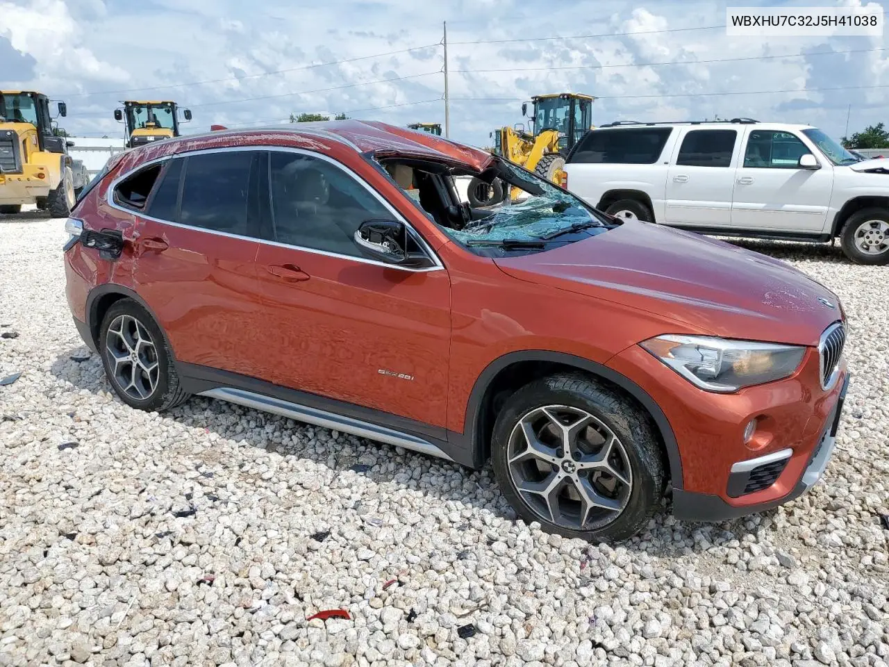 2018 BMW X1 Sdrive28I VIN: WBXHU7C32J5H41038 Lot: 64700505