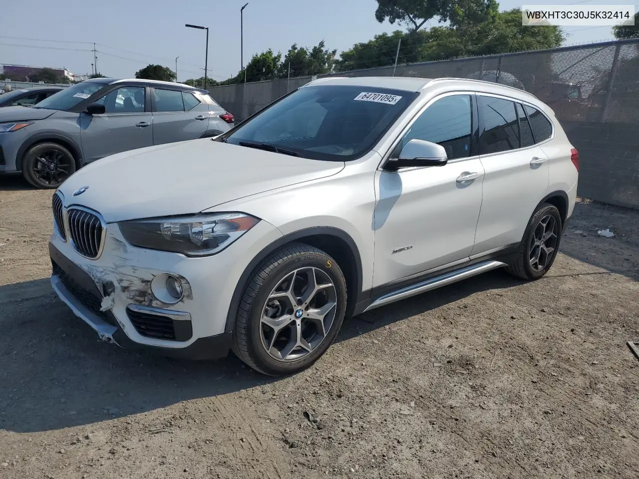 2018 BMW X1 xDrive28I VIN: WBXHT3C30J5K32414 Lot: 64701095