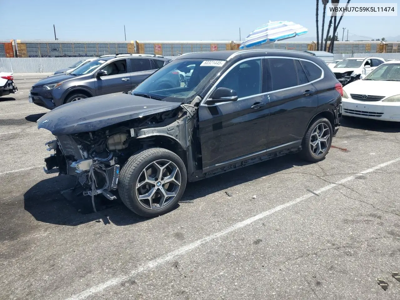 2019 BMW X1 Sdrive28I VIN: WBXHU7C59K5L11474 Lot: 60321445