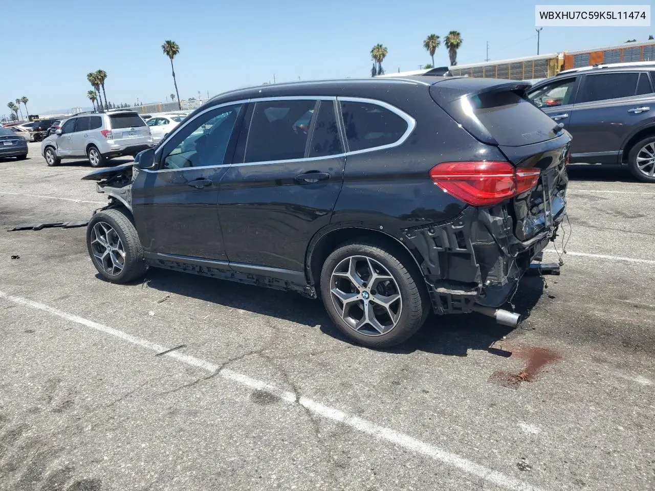 2019 BMW X1 Sdrive28I VIN: WBXHU7C59K5L11474 Lot: 60321445