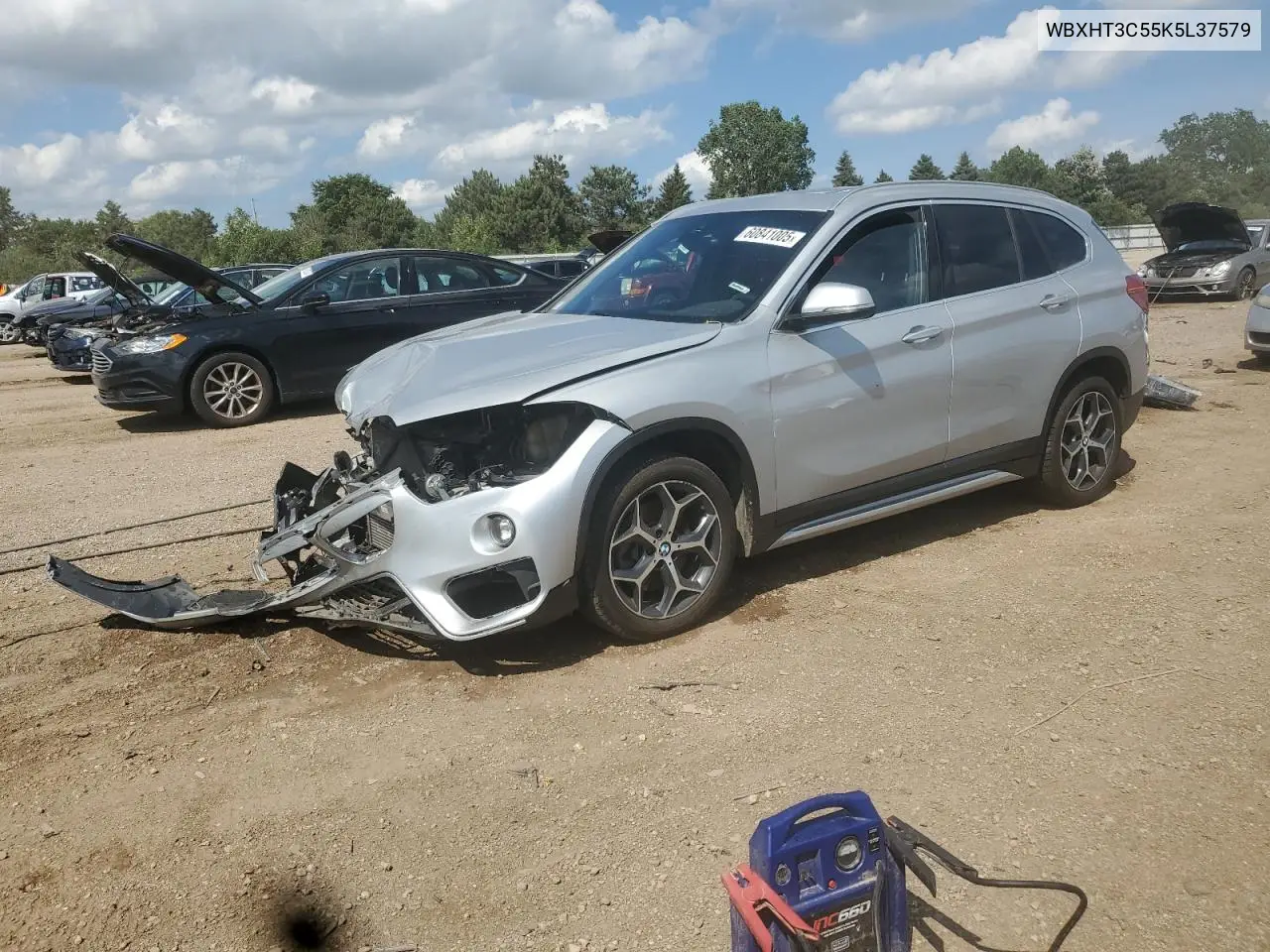 2019 BMW X1 xDrive28I VIN: WBXHT3C55K5L37579 Lot: 60841005