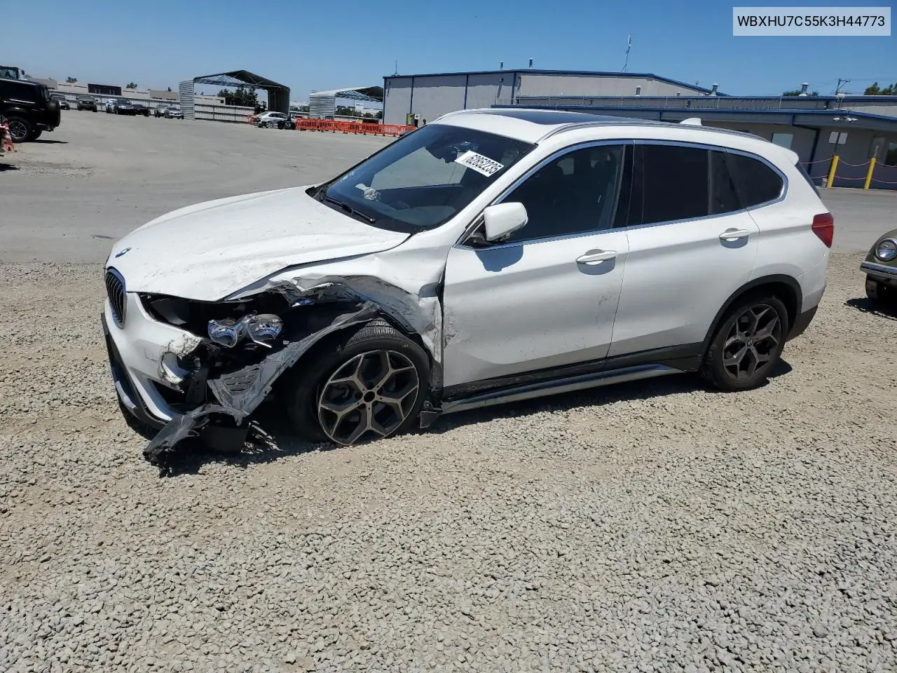 2019 BMW X1 Sdrive28I VIN: WBXHU7C55K3H44773 Lot: 62852235