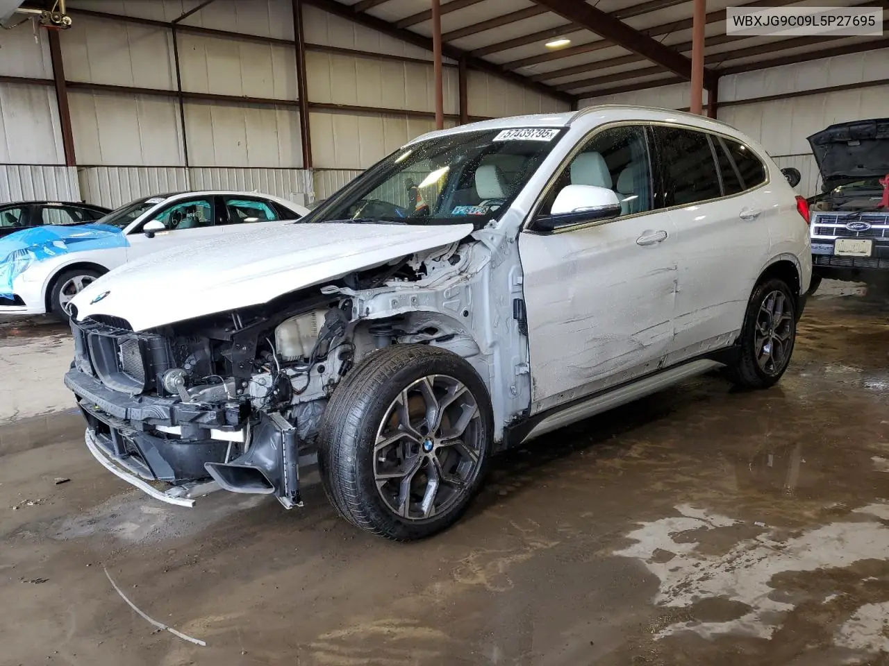 2020 BMW X1 xDrive28I VIN: WBXJG9C09L5P27695 Lot: 57039795
