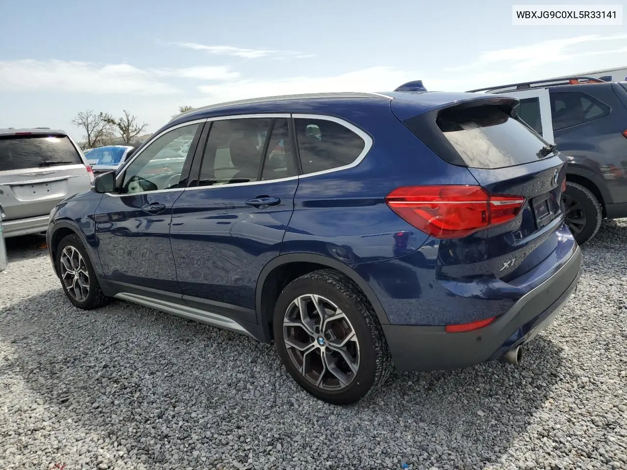 2020 BMW X1 xDrive28I VIN: WBXJG9C0XL5R33141 Lot: 63040155