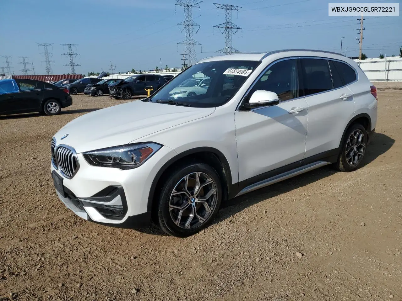 2020 BMW X1 xDrive28I VIN: WBXJG9C05L5R72221 Lot: 64524995