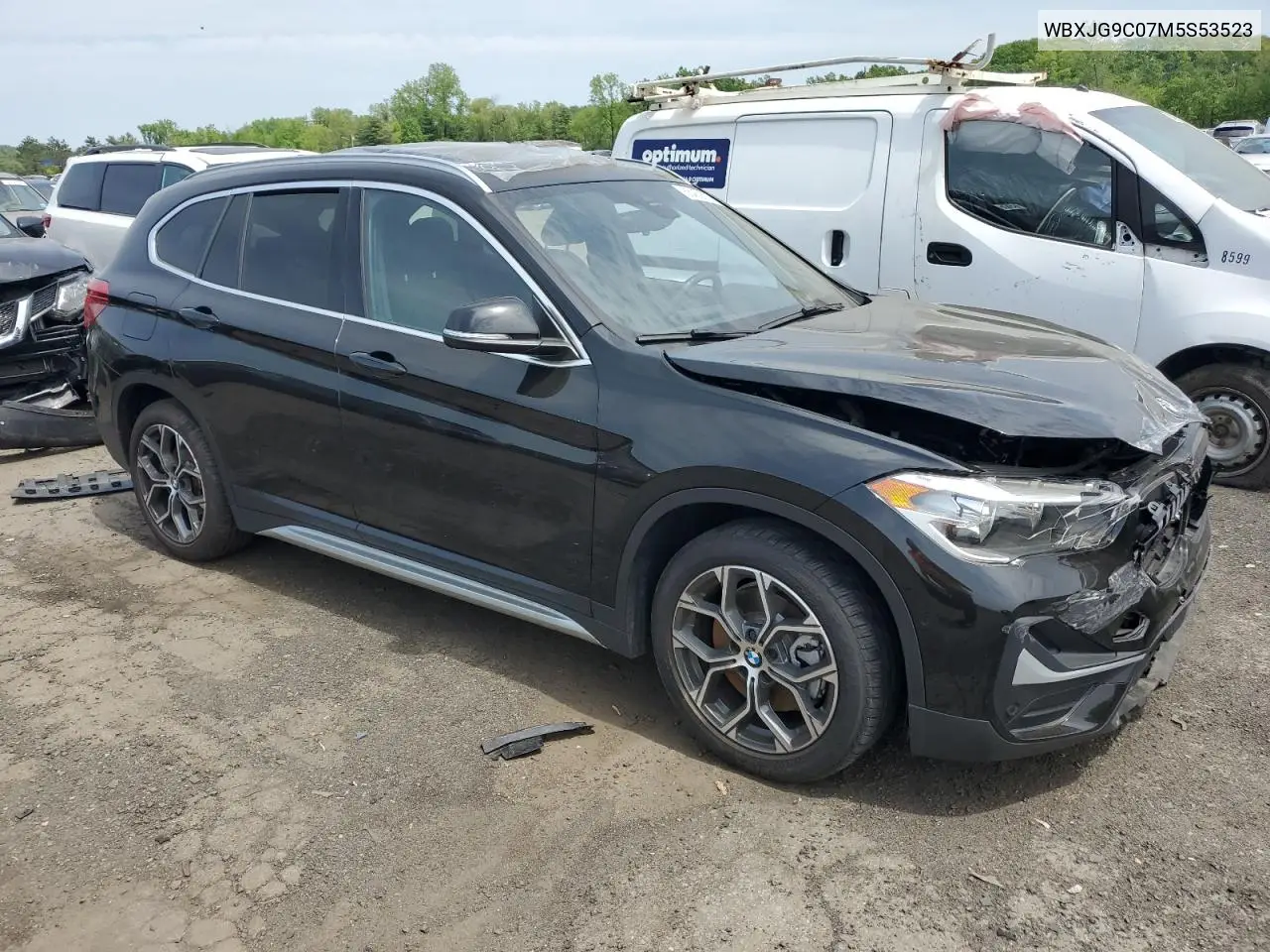 2021 BMW X1 xDrive28I VIN: WBXJG9C07M5S53523 Lot: 55450635