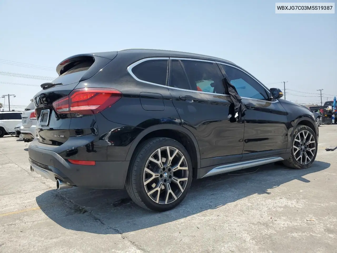 2021 BMW X1 Sdrive28I VIN: WBXJG7C03M5S19387 Lot: 62402555