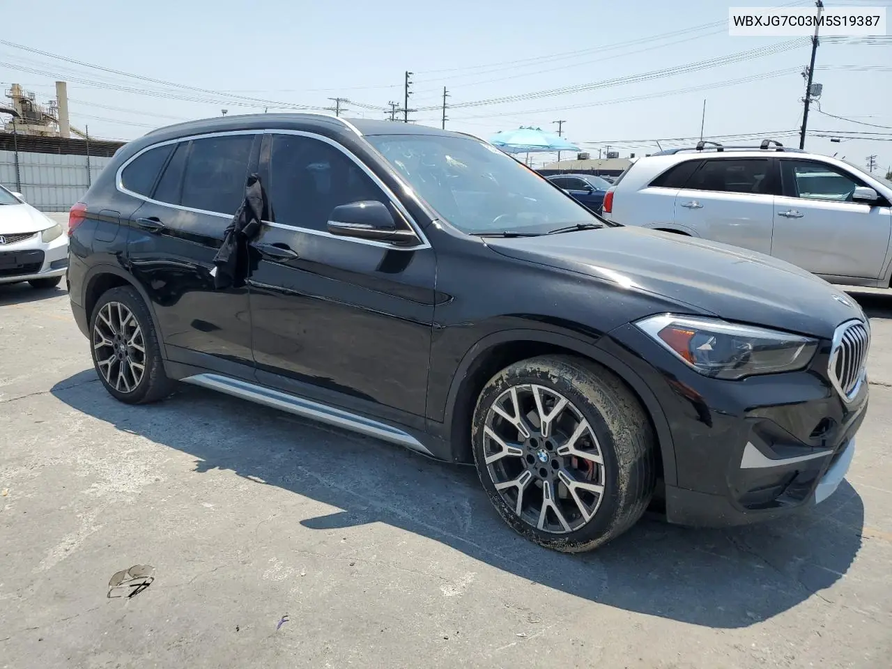 2021 BMW X1 Sdrive28I VIN: WBXJG7C03M5S19387 Lot: 62402555
