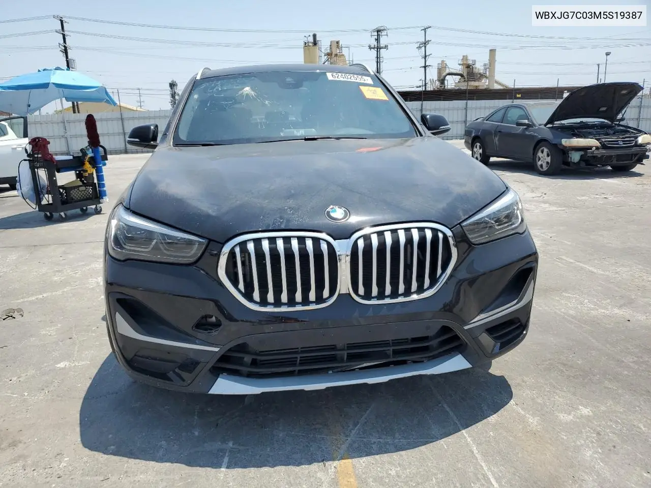 2021 BMW X1 Sdrive28I VIN: WBXJG7C03M5S19387 Lot: 62402555