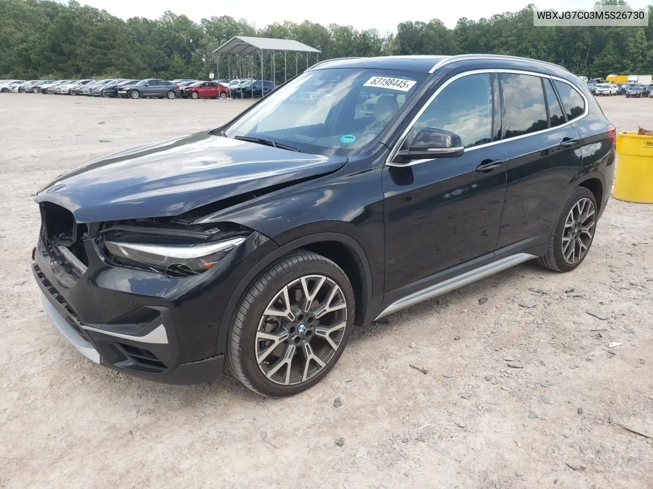 2021 BMW X1 Sdrive28I VIN: WBXJG7C03M5S26730 Lot: 63198445
