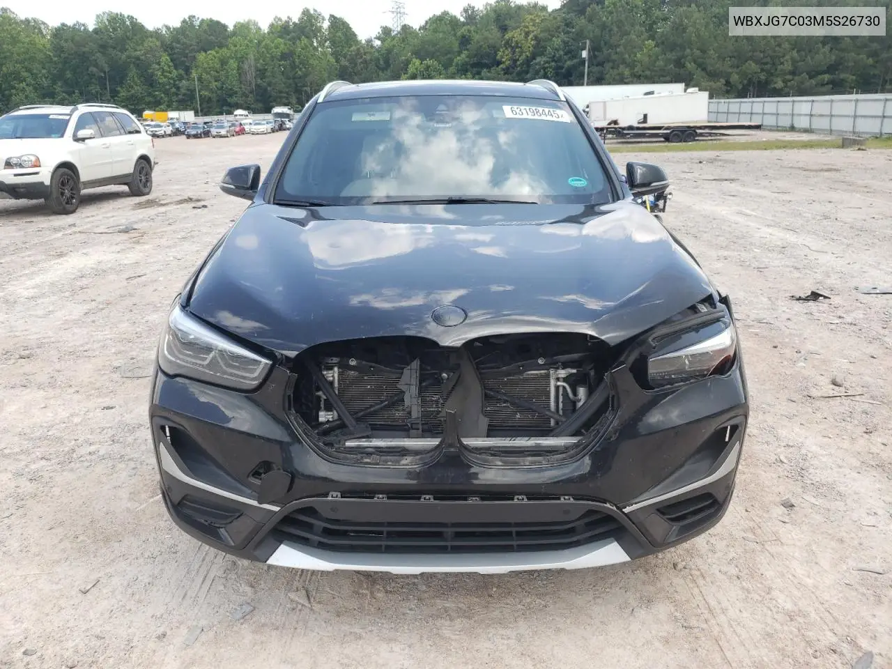2021 BMW X1 Sdrive28I VIN: WBXJG7C03M5S26730 Lot: 63198445