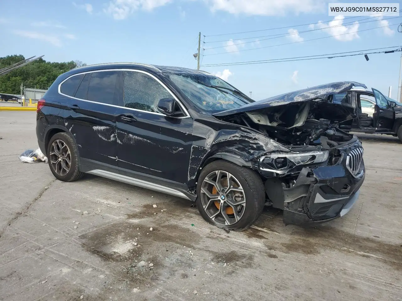 2021 BMW X1 xDrive28I VIN: WBXJG9C01M5S27712 Lot: 64261205