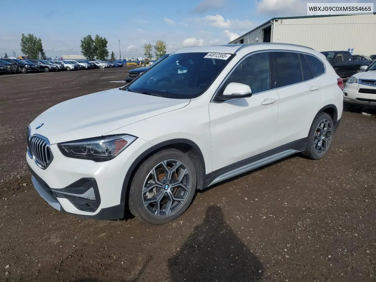 2021 BMW X1 xDrive28I VIN: WBXJG9C0XM5S54665 Lot: 64812355