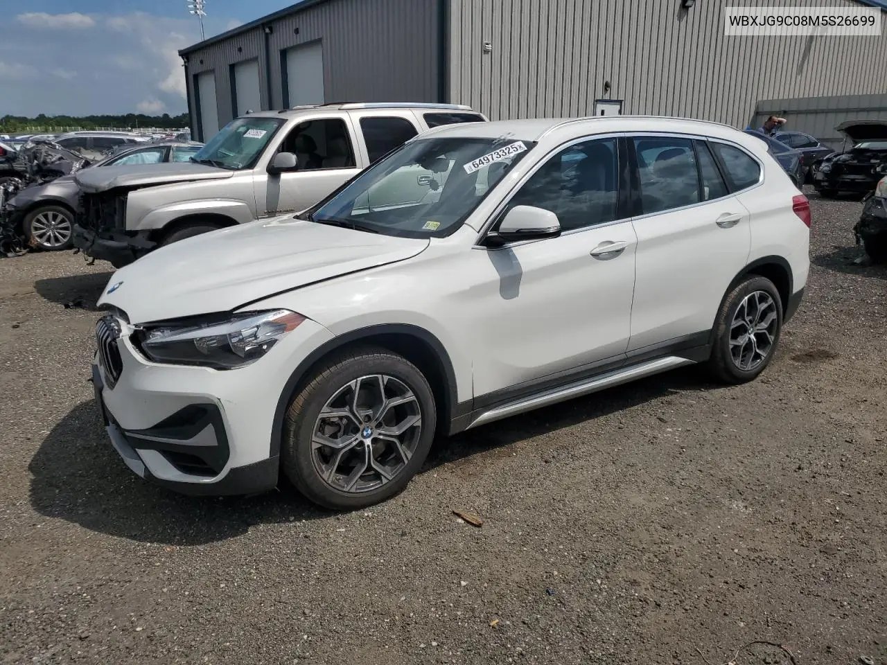 2021 BMW X1 xDrive28I VIN: WBXJG9C08M5S26699 Lot: 64973325