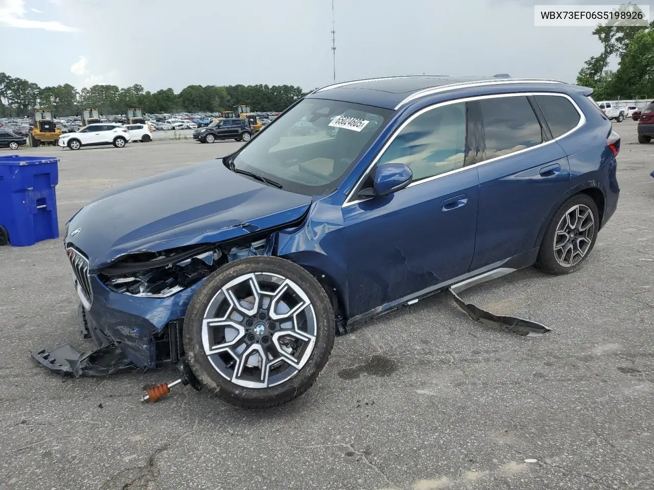 2025 BMW X1 xDrive28I VIN: WBX73EF06S5198926 Lot: 65024605
