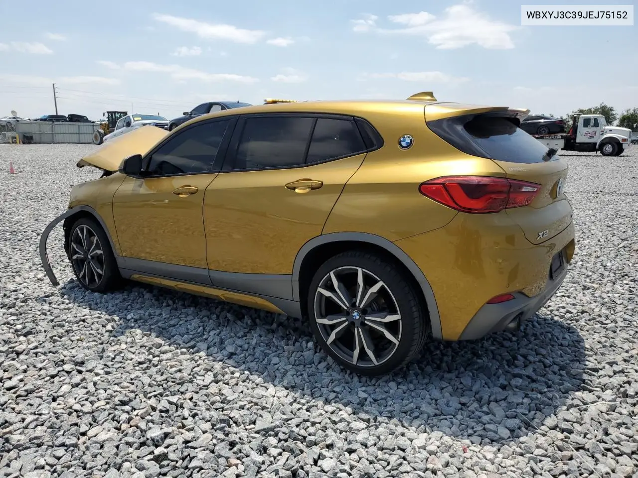 2018 BMW X2 Sdrive28I VIN: WBXYJ3C39JEJ75152 Lot: 52727085