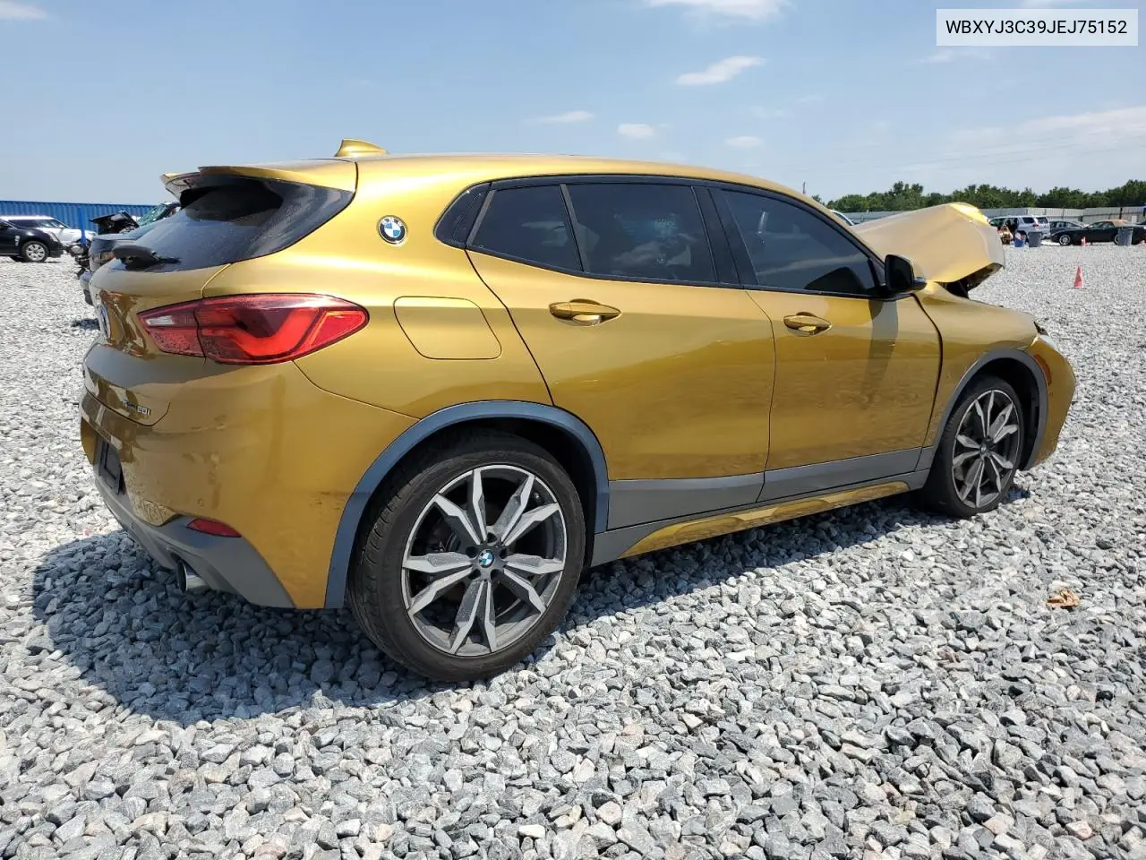 2018 BMW X2 Sdrive28I VIN: WBXYJ3C39JEJ75152 Lot: 52727085