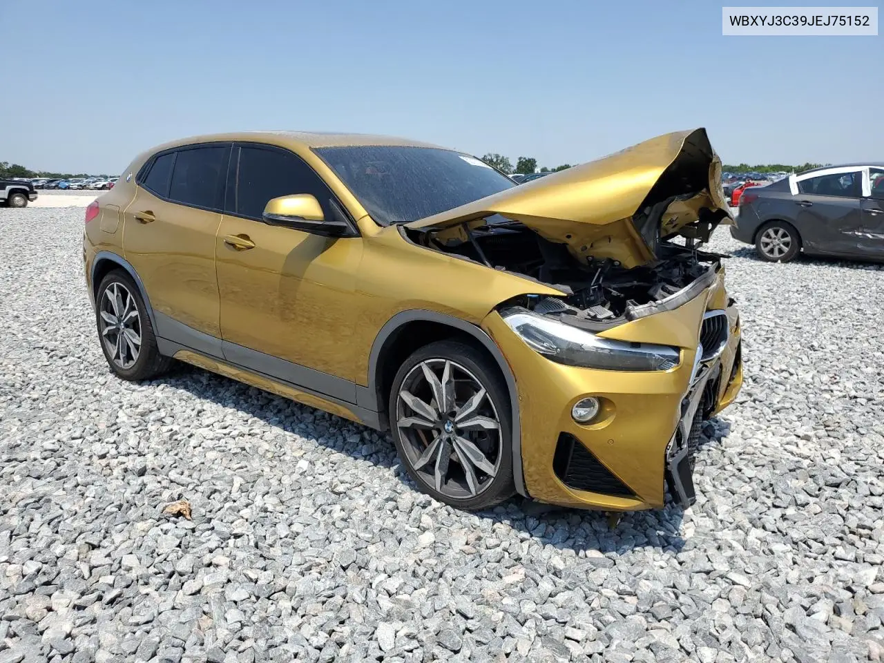 2018 BMW X2 Sdrive28I VIN: WBXYJ3C39JEJ75152 Lot: 52727085