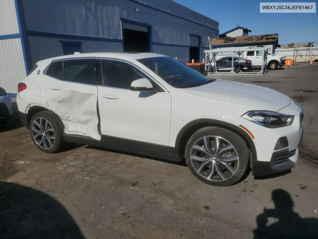 2018 BMW X2 xDrive28I VIN: WBXYJ5C36JEF81467 Lot: 55644015