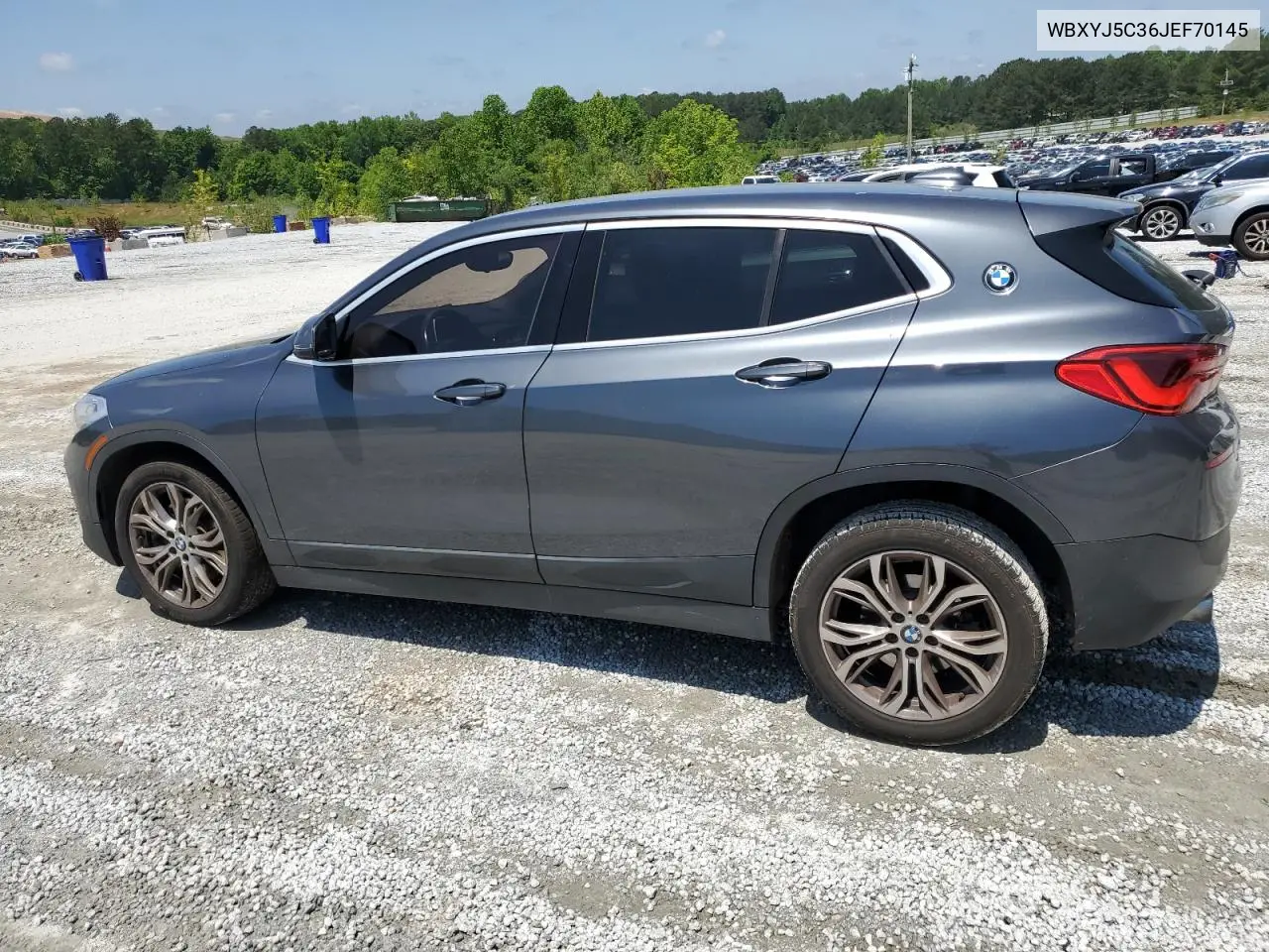 2018 BMW X2 xDrive28I VIN: WBXYJ5C36JEF70145 Lot: 55650915