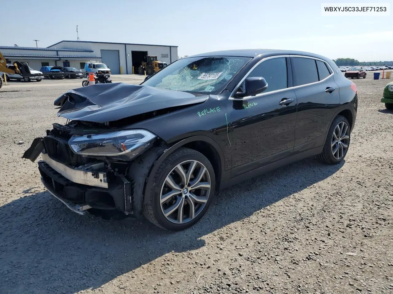 2018 BMW X2 xDrive28I VIN: WBXYJ5C33JEF71253 Lot: 55797135
