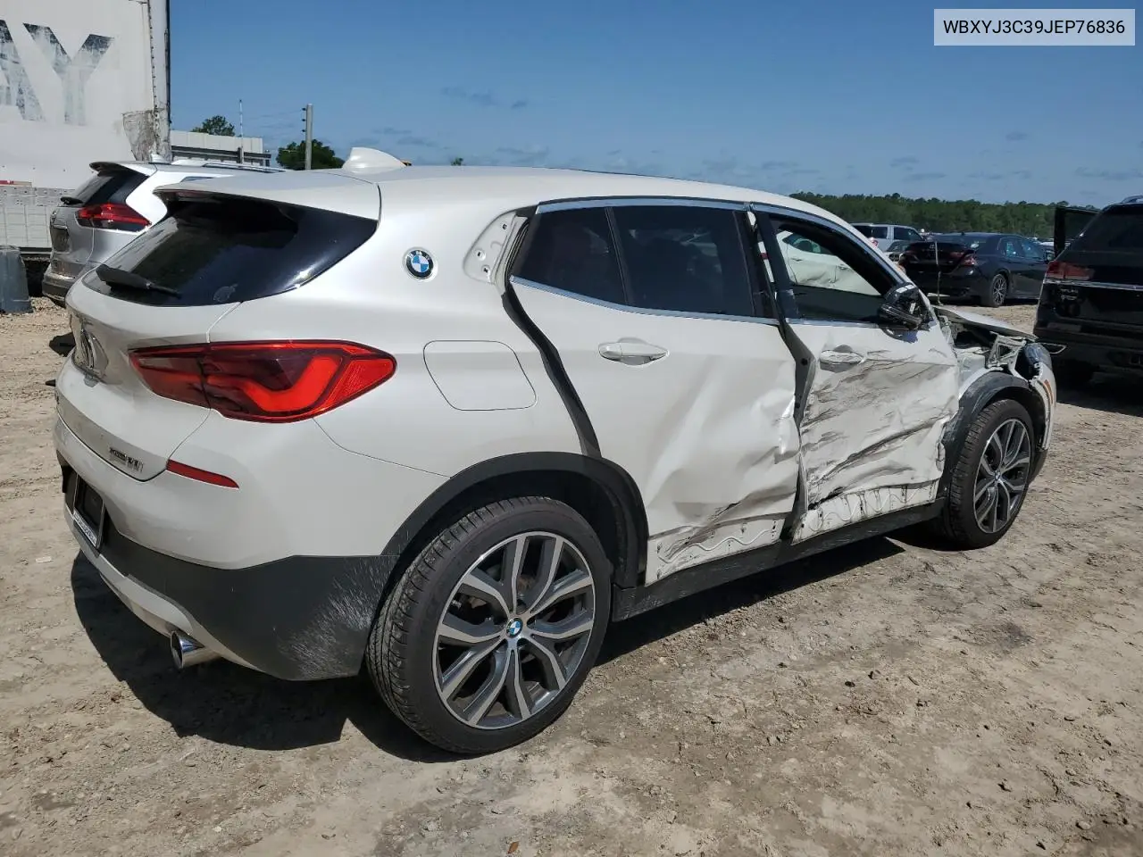 2018 BMW X2 Sdrive28I VIN: WBXYJ3C39JEP76836 Lot: 56415915