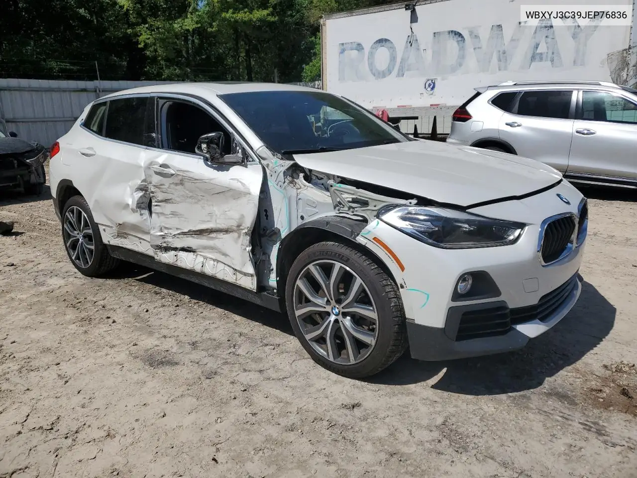 2018 BMW X2 Sdrive28I VIN: WBXYJ3C39JEP76836 Lot: 56415915