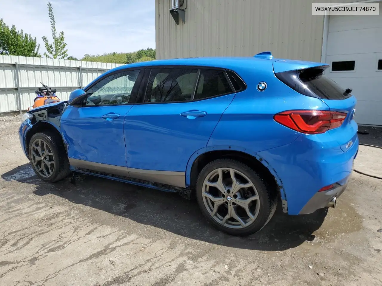 2018 BMW X2 xDrive28I VIN: WBXYJ5C39JEF74870 Lot: 56671875