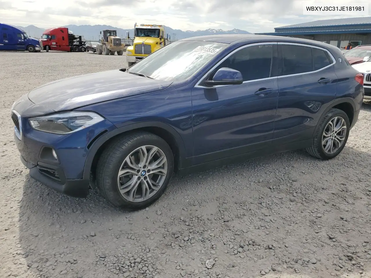 2018 BMW X2 Sdrive28I VIN: WBXYJ3C31JE181981 Lot: 59813535