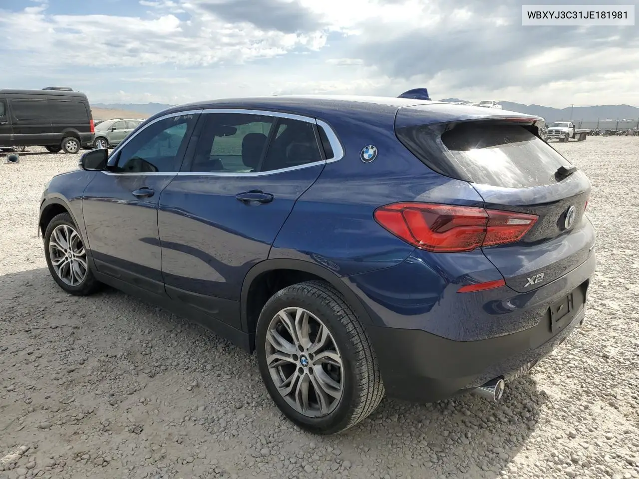 2018 BMW X2 Sdrive28I VIN: WBXYJ3C31JE181981 Lot: 59813535