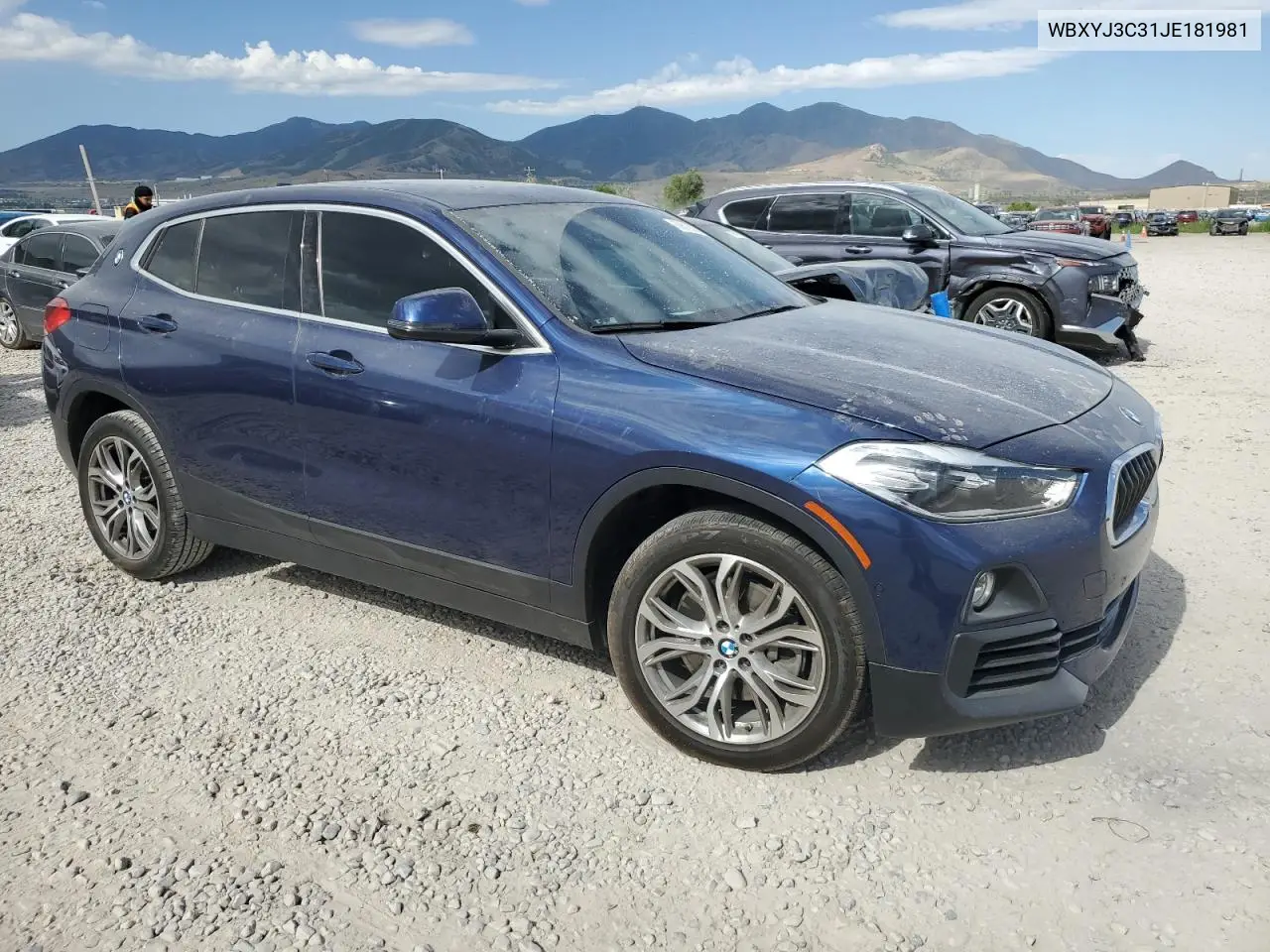 2018 BMW X2 Sdrive28I VIN: WBXYJ3C31JE181981 Lot: 59813535