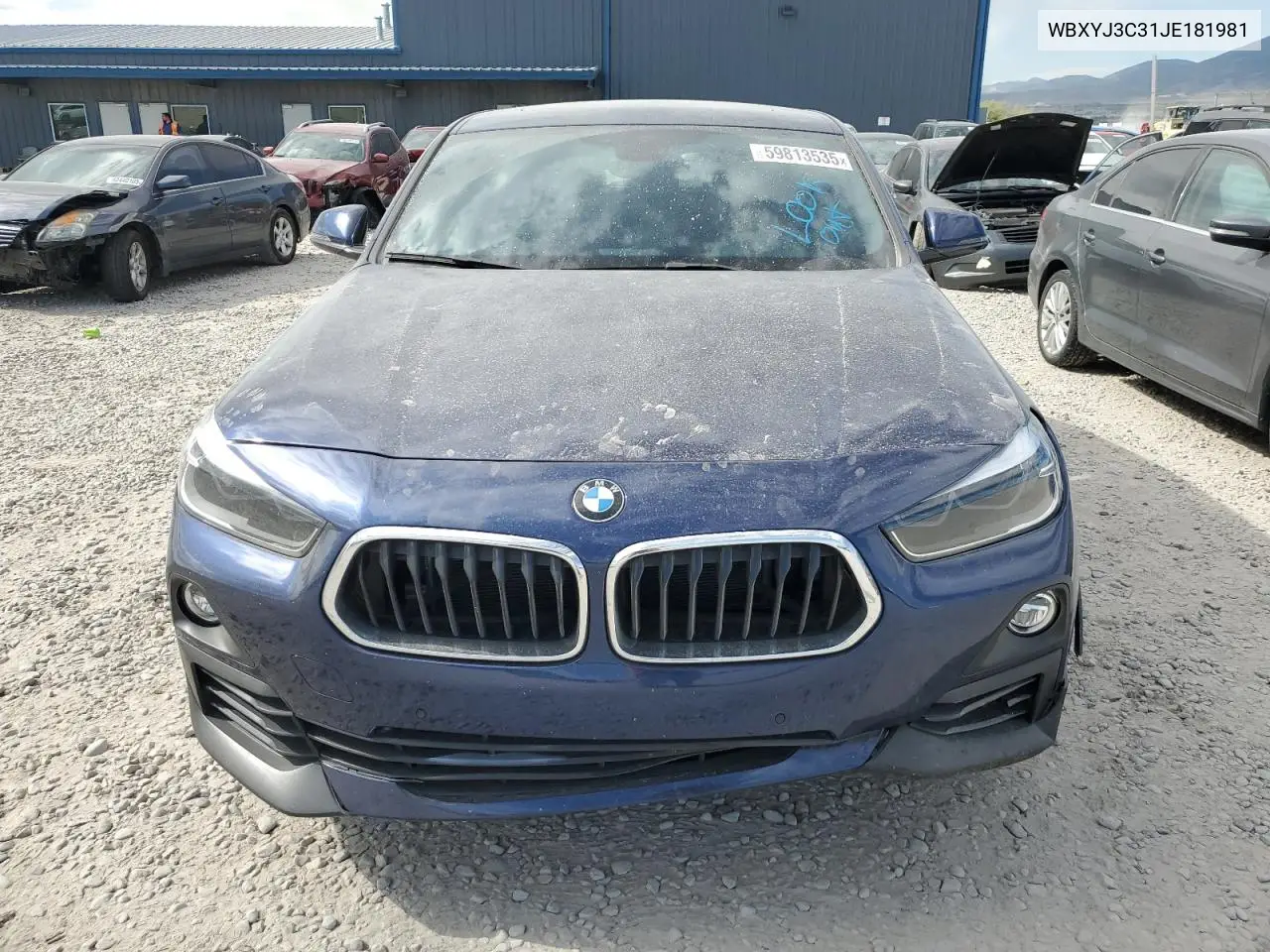 2018 BMW X2 Sdrive28I VIN: WBXYJ3C31JE181981 Lot: 59813535