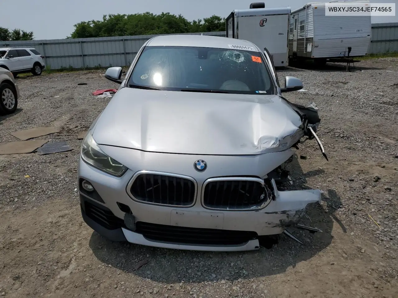 2018 BMW X2 xDrive28I VIN: WBXYJ5C34JEF74565 Lot: 60669475
