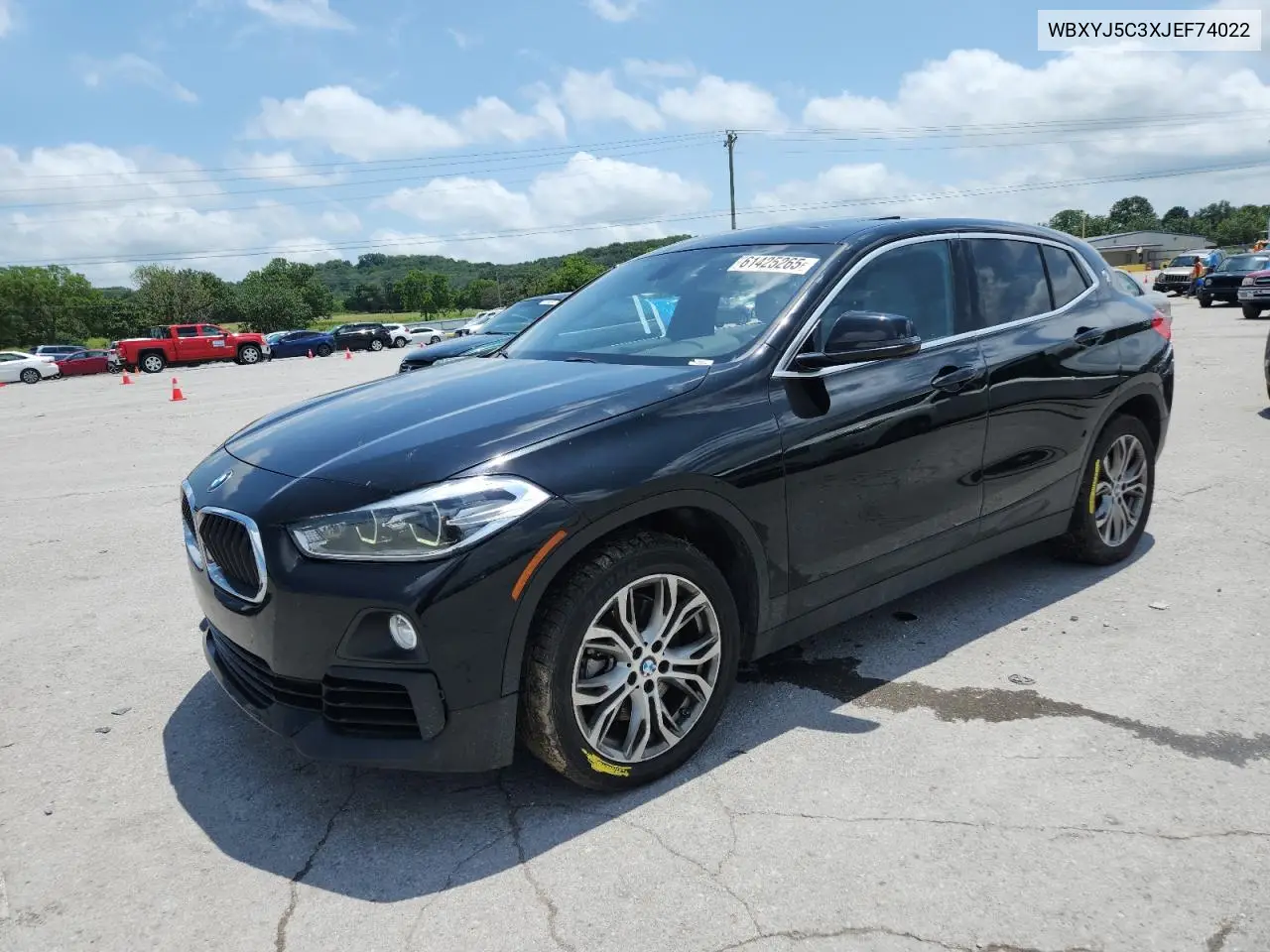 2018 BMW X2 xDrive28I VIN: WBXYJ5C3XJEF74022 Lot: 61425265