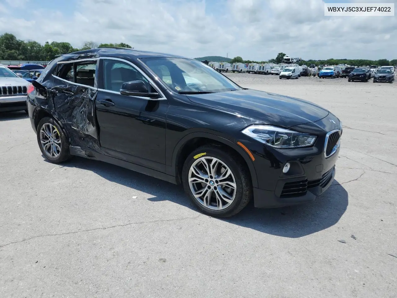 2018 BMW X2 xDrive28I VIN: WBXYJ5C3XJEF74022 Lot: 61425265